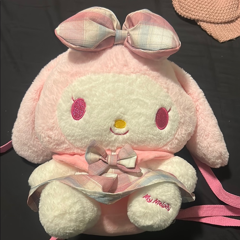 My Melody Pink Plush Backpack